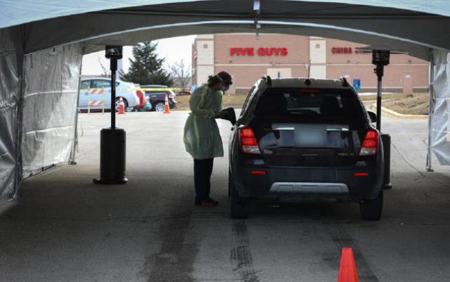 Rental store for 10  X 20  Drive Thru Testing Station in Fort Worth TX